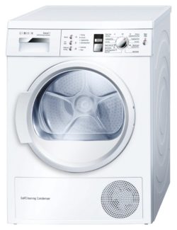 Bosch - WTW863S1GB 7KG Condenser - Tumble Dryer - White
